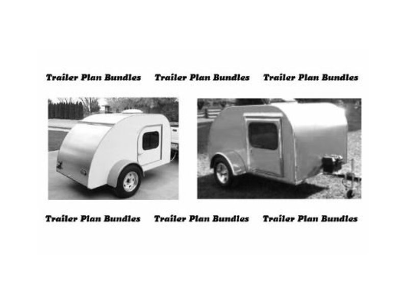5x8 and 5x10 Teardrop Trailer Plan Bundle Pdf Etsy