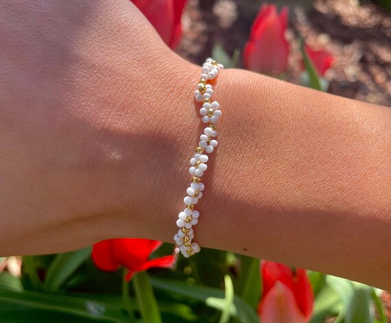 Pearl Flower Bracelet