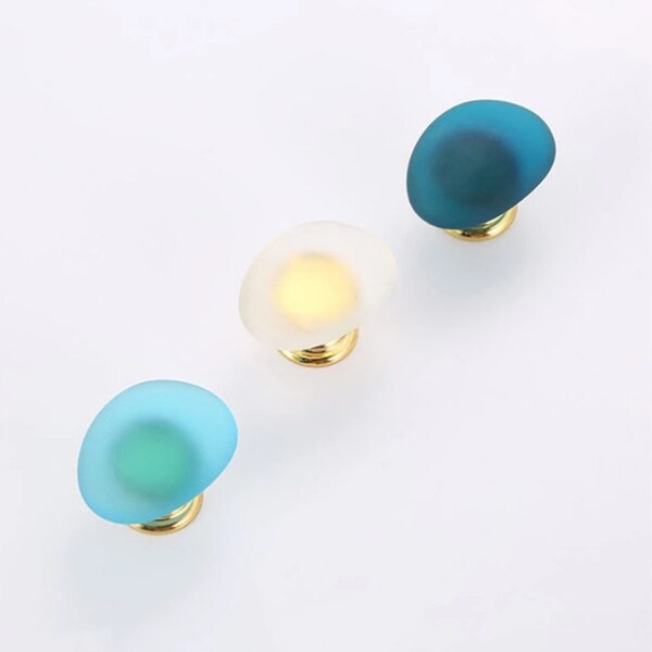 Beach Glass Knobs Etsy