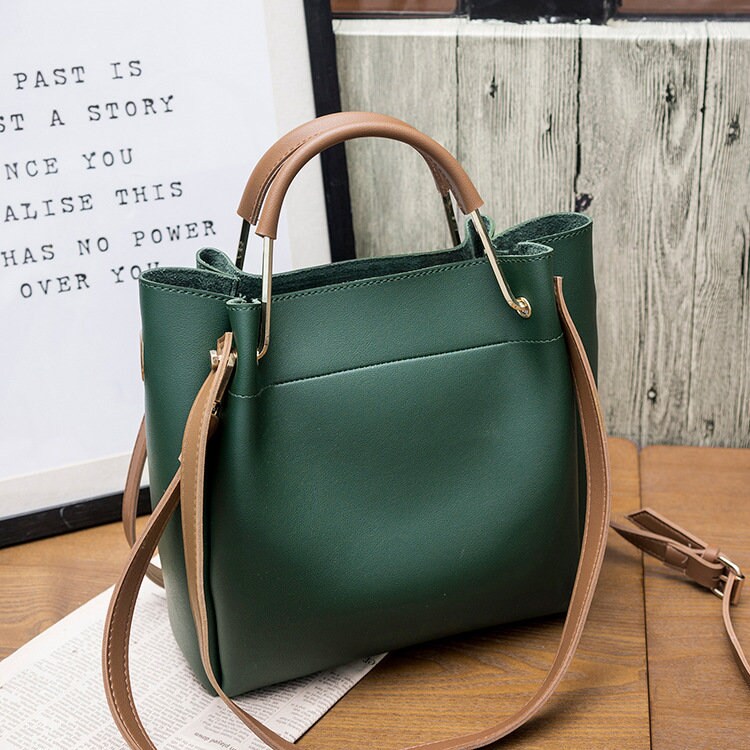 Vegan Leather Handbag Large Capacity Ladies Casual Tote Bags - Etsy Canada