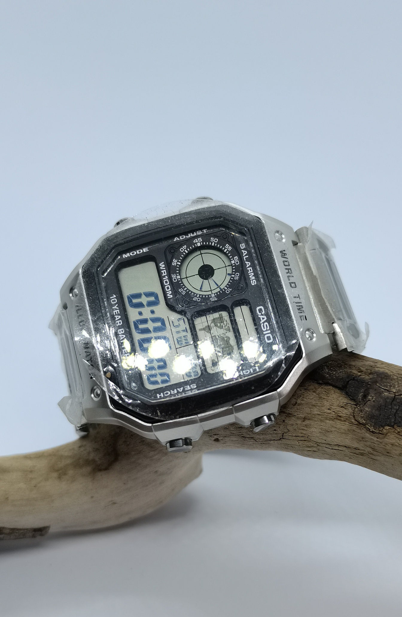 how to change time in casio illuminator watch