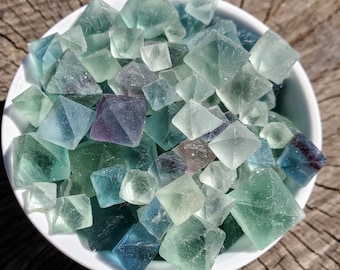 Diamond Fluorite Crystal