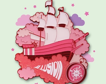 ATEEZ Illusion Pin