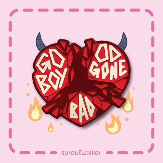 TXT Good Boy Gone Bad Heart Pin