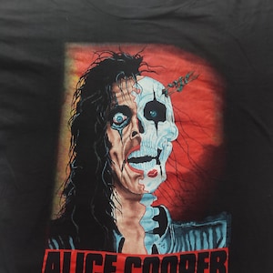 Alice Cooper Vintage Tour Shirt 1989 Doom Metal XL Black Sabbath Iron Maiden Dio