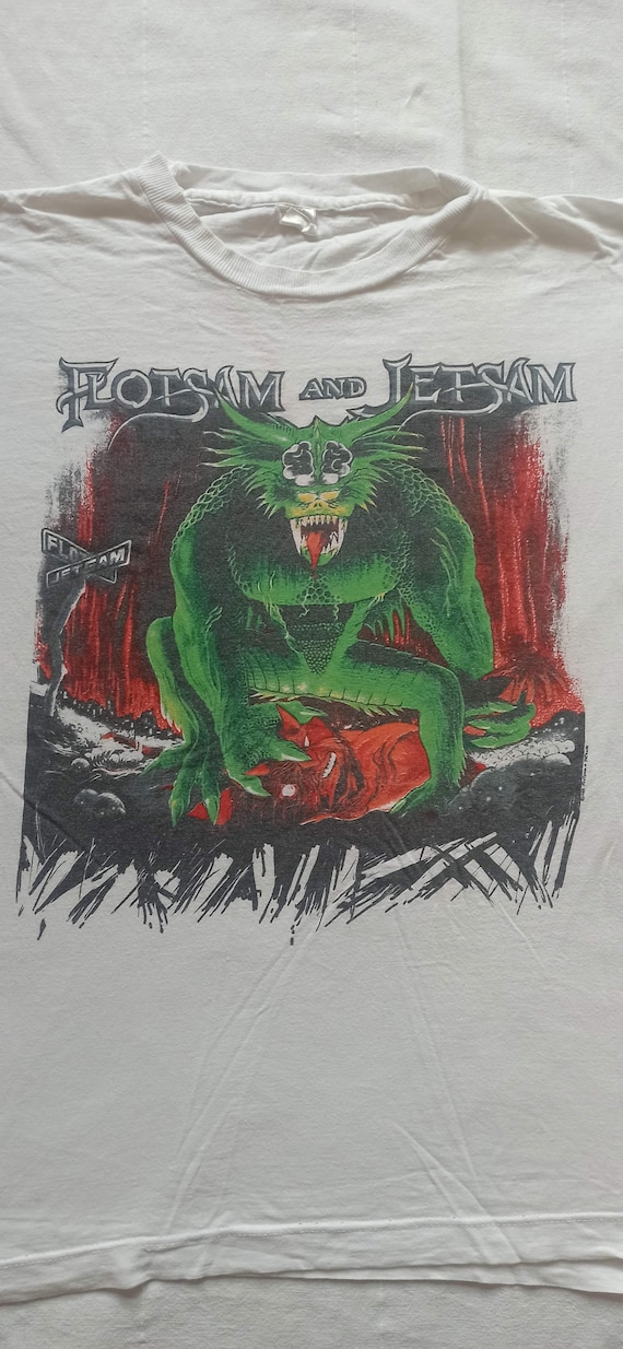 Flotsam and Jetsam Vintage Thrash Metal Band Shirt 1980s Nuclear 