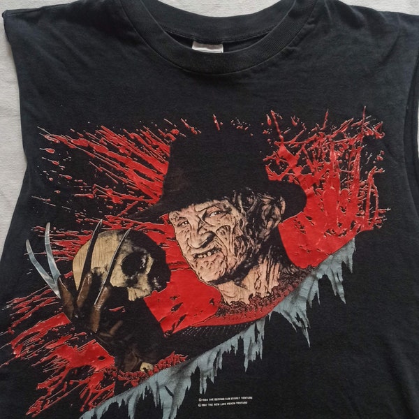 Nightmare on Elm Street Vintage Horror Movie Shirt 1980s ultra rare Hellraiser Friday 13th Freddy Krüger