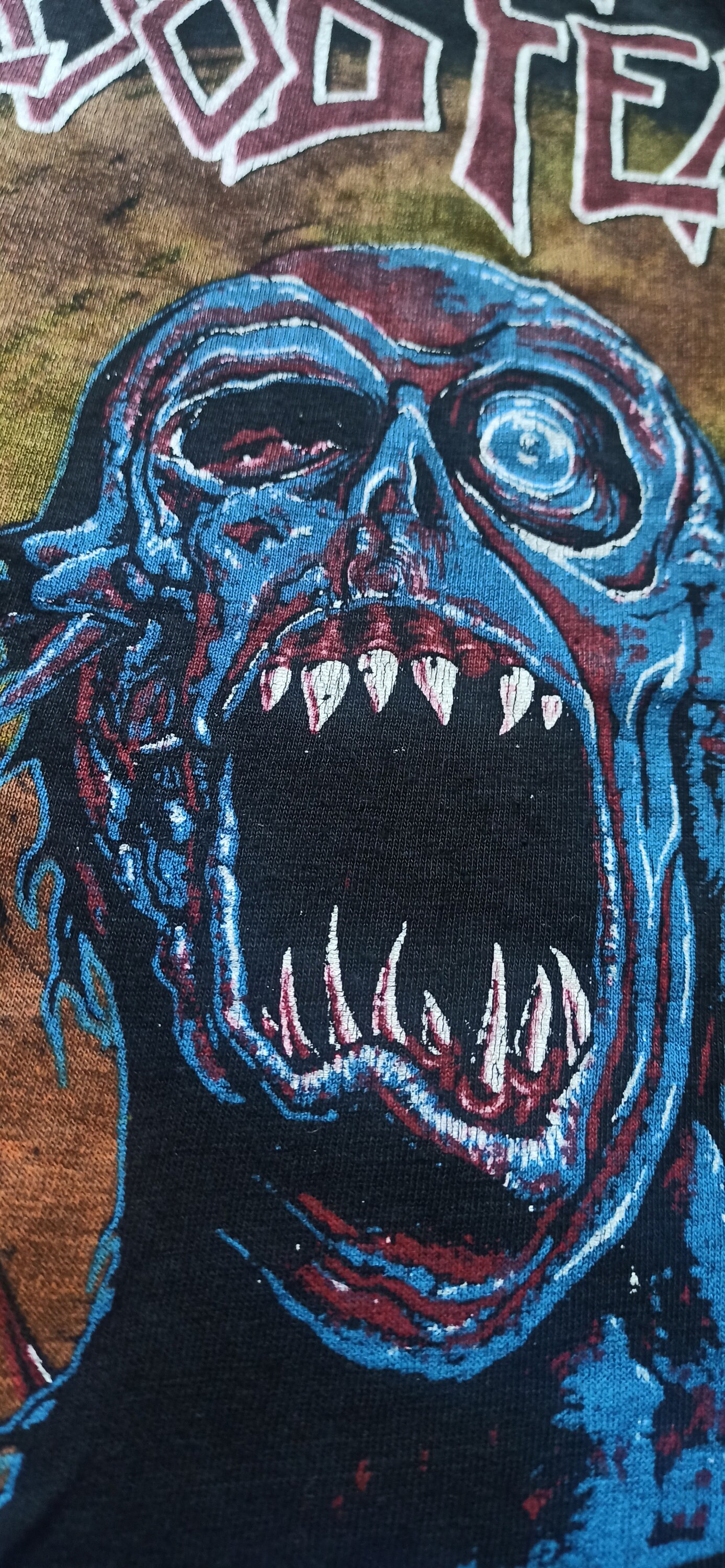 Blood Feast Vintage Thrash Metal Band Shirt 1990s Metallica Slayer