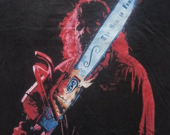 Texas Chainsaw Massacre Vintage Horror Movie Shirt 1997 Friday 13th Nightmare on Elm St Hellraiser XL