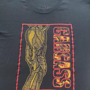Carcass Vintage Death Grind Metal Band Shirt 1990s Bolt Thrower Slayer Sodom Kreator L
