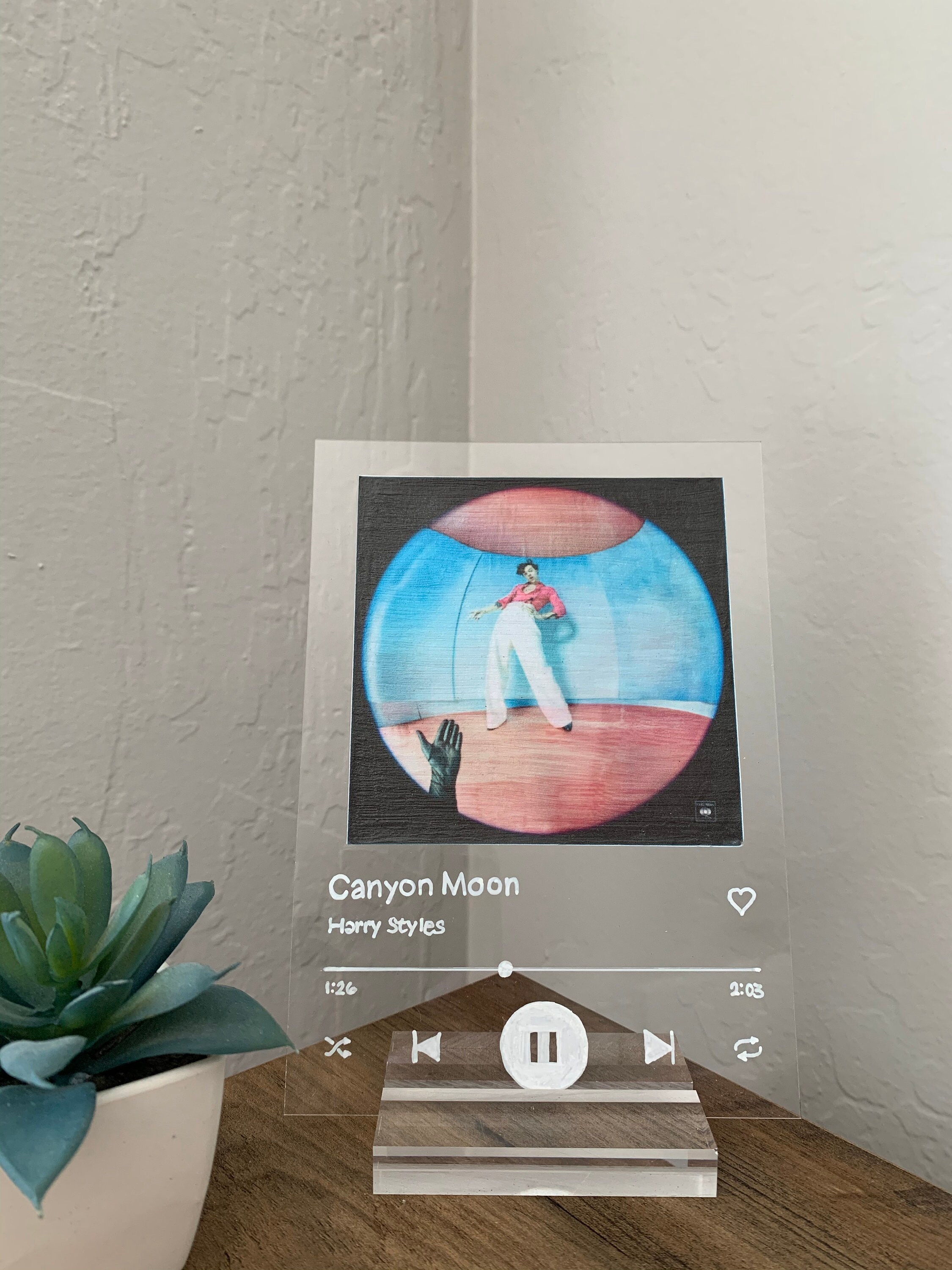 Custom Spotify Song 5x7 Inch Music Plaque Etsy