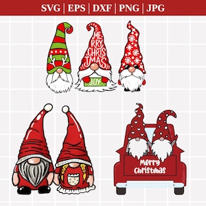 Christmas Gnome Bundle svg,png,pdf Christmas Doodle, Gnomes Merry Christmas svg, Gnomies svg Cut File for cricut