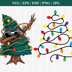 Christmas Tree Svg Bundle, Christmas Svg, Christmas Tree Svg, Christmas Clipart, Christmas Tree Png, Christmas Digital,Cricut,Silhouette,Dxf