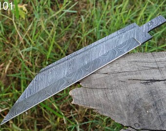 Handmade Pattern Welded Damascus Steel Blade Blank-Knife Making-Klinge-B273 Handmade Pattern Welded Damascus Steel Blade Blank-Knife Making-Klinge-B273