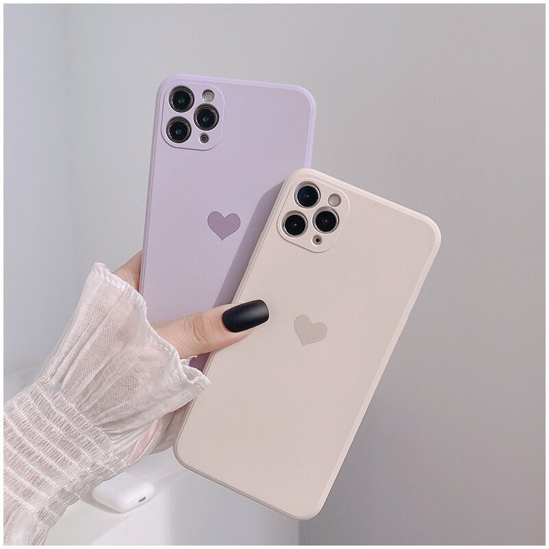 Tiny Love Heart Purple Minimalistic Aesthetic Cute Korean Etsy Ireland