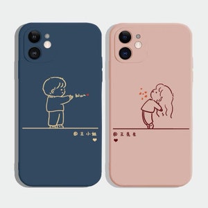 Personalisatie op maat gemaakte siliconen telefoonhoesje,iphone 14/15/16 pro max-hoesje,iPhone 7 8 Plus iPhone 11 12 13 Mini-hoesje