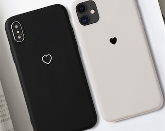 iphone 17 pro max case,Kawaii heart personalization silicone couple phone case,iPhone 16 case, iPhone13 14 case,iPhone 15 16 17 pro max case