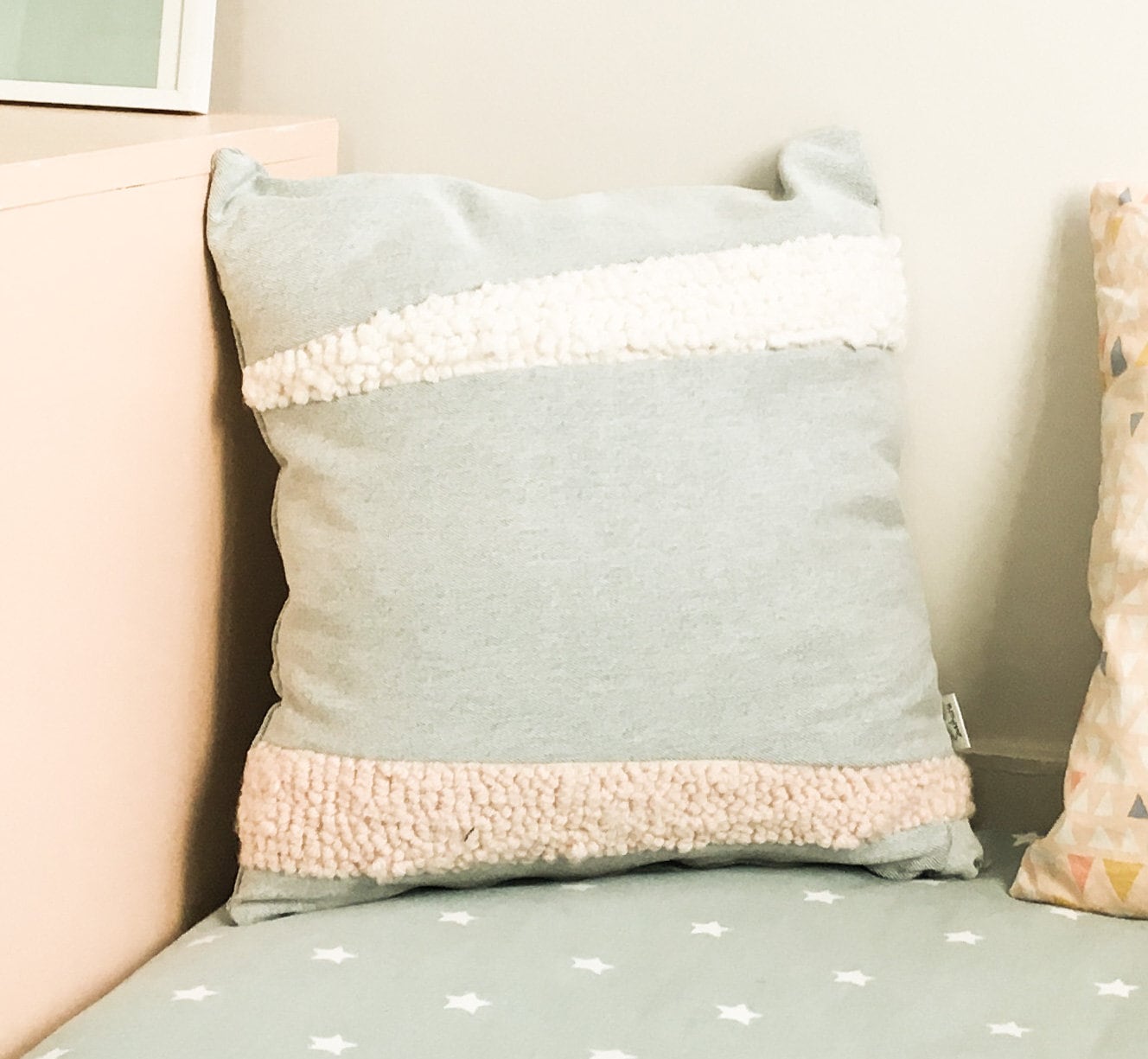 Coussin En jean Recyclé