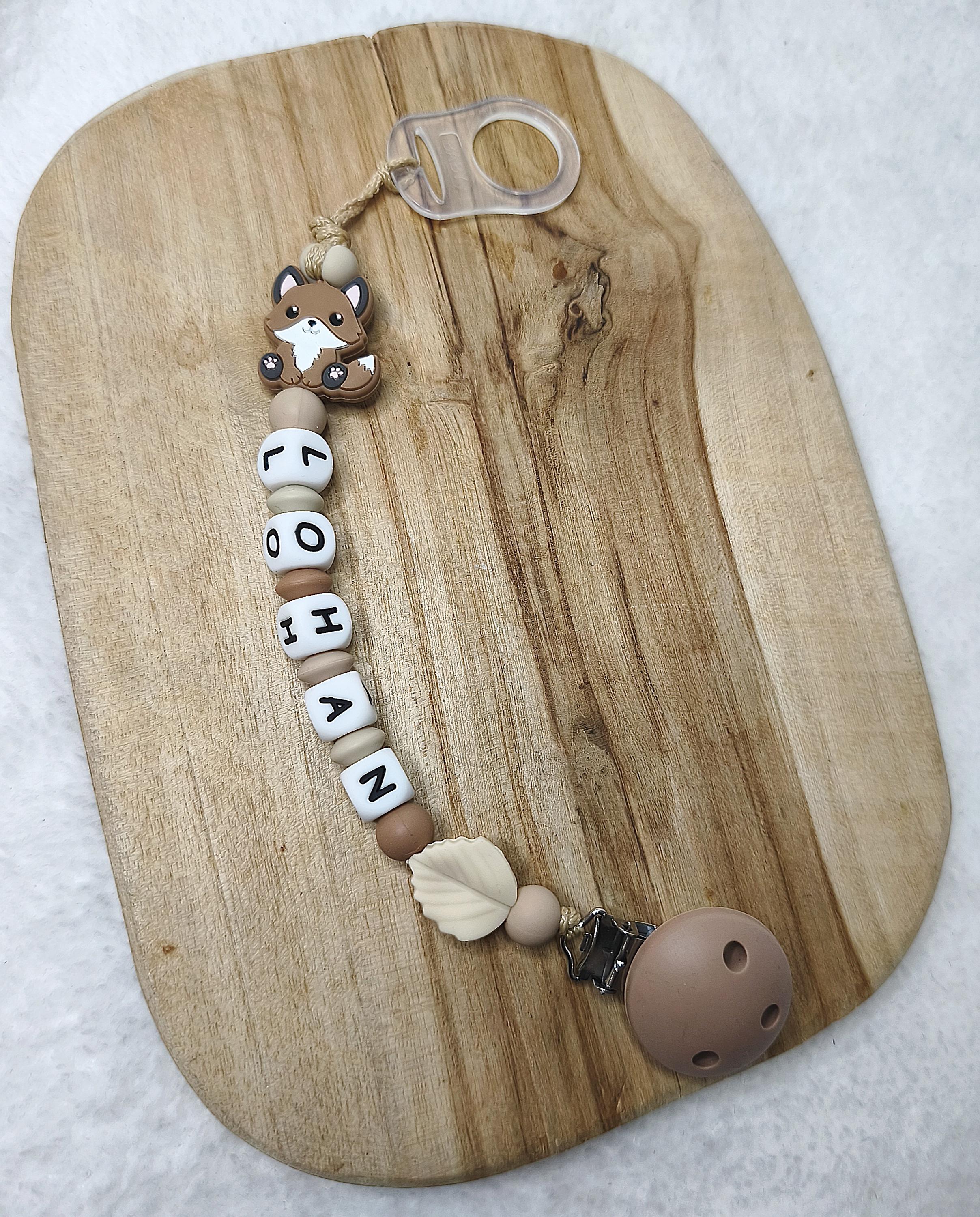 Attache Tétine Personnalisable Avec Prénom - Igemy | Cadeau Naissance Fille Ou Garçon, Baby Shower