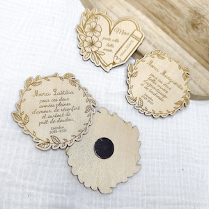 Imán personalizado – Imán para nevera con foto, nombre o logotipo – Regalo de recuerdo – Decoración para nevera – Imán para boda, nacimiento, empresa atsem