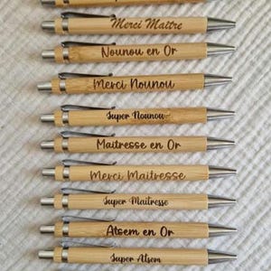 personalized pen with text of your choice laser engraved - personalized gift ideas at low prices - black pen engraved thank you
