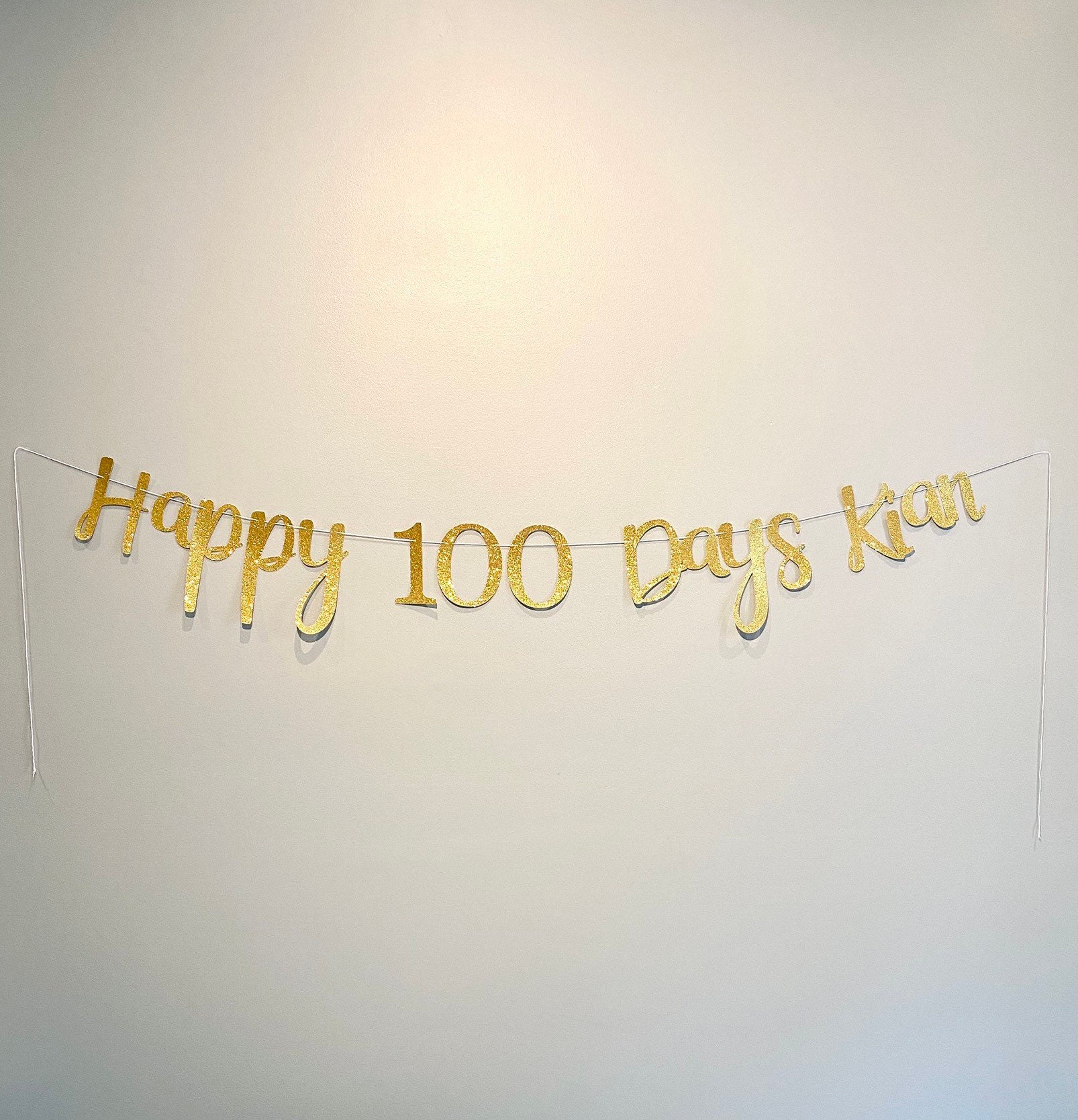 Happy 100 Days Banner Baby 100 Days Banner 100 Days Celebration Baby 100 Days Decoration 100