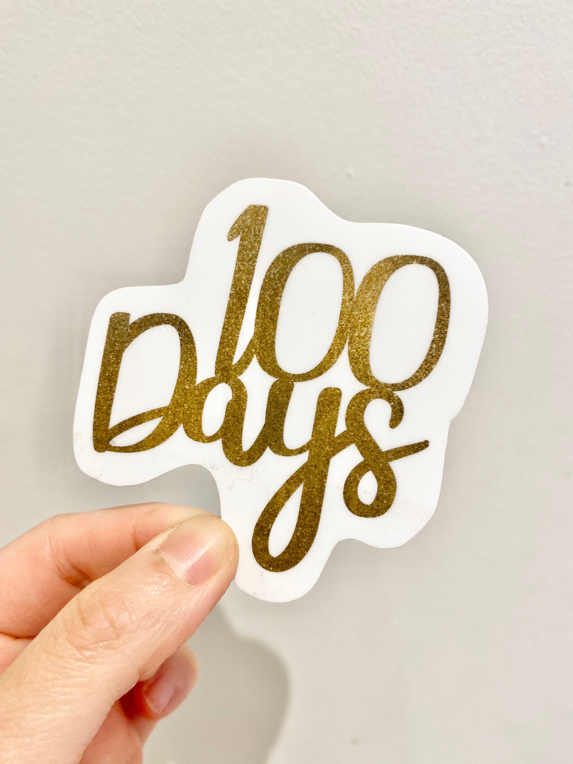 Happy 100 Days Stickers Pack of 2 Baby 100 Days 100 Days Etsy.de