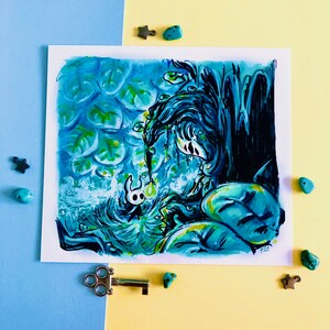 Láminas artísticas de Hollow Knight de Isma's Tear, mate, no oficiales