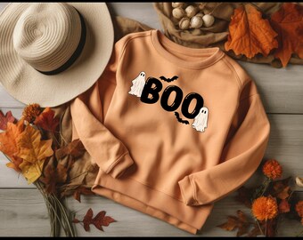 BOO Sublimation Ghost Halloween PNG 300 DPI Digital File