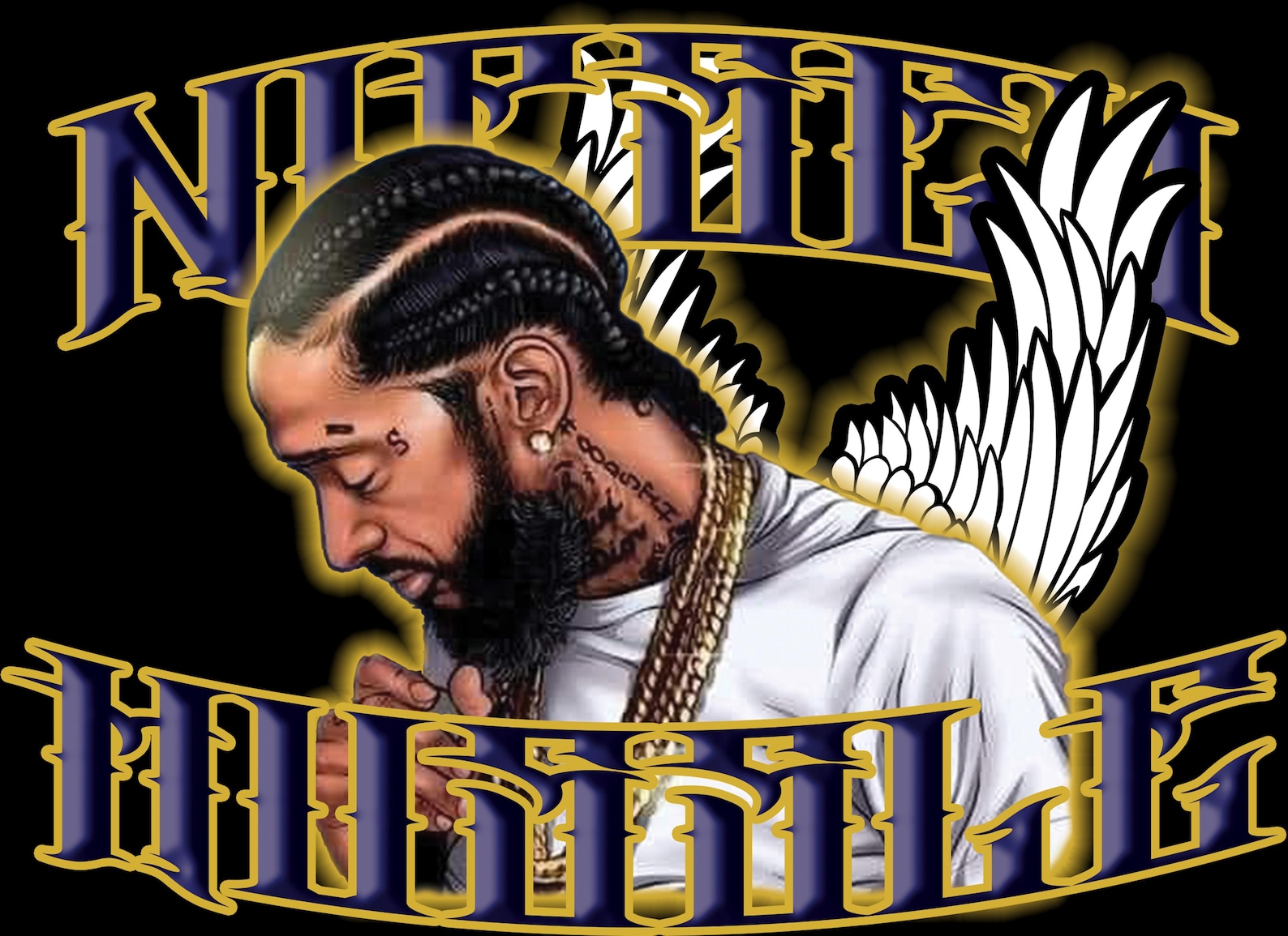 NIPSEY HUSSLE PNG - Etsy