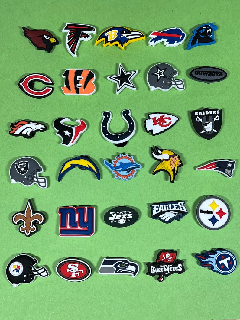 Last chance to buy NFL croc charms Jibbitz