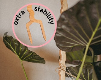 Tyczka 100cm / podpórka do roślin WAVY 100cm + widelec / plant climber 40"