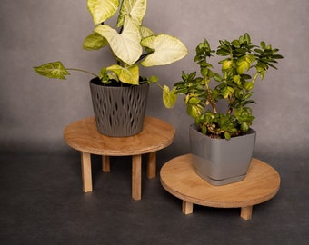 Podstawka na rośliny 3 rozmiary / Plant stand 3 heights 30cm base / plant riser / kwietnik drewniany