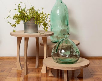 Kwietnik / Plant stand 3 sizes 30cm base / plant pot stand / plywood solid plant pot riser / wood plant stand / eco plant stand