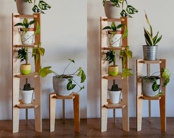 Podwójny kwietnik / podstawka na rośliny / Double plant stand 40cm / plant riser / Pflanzenständer