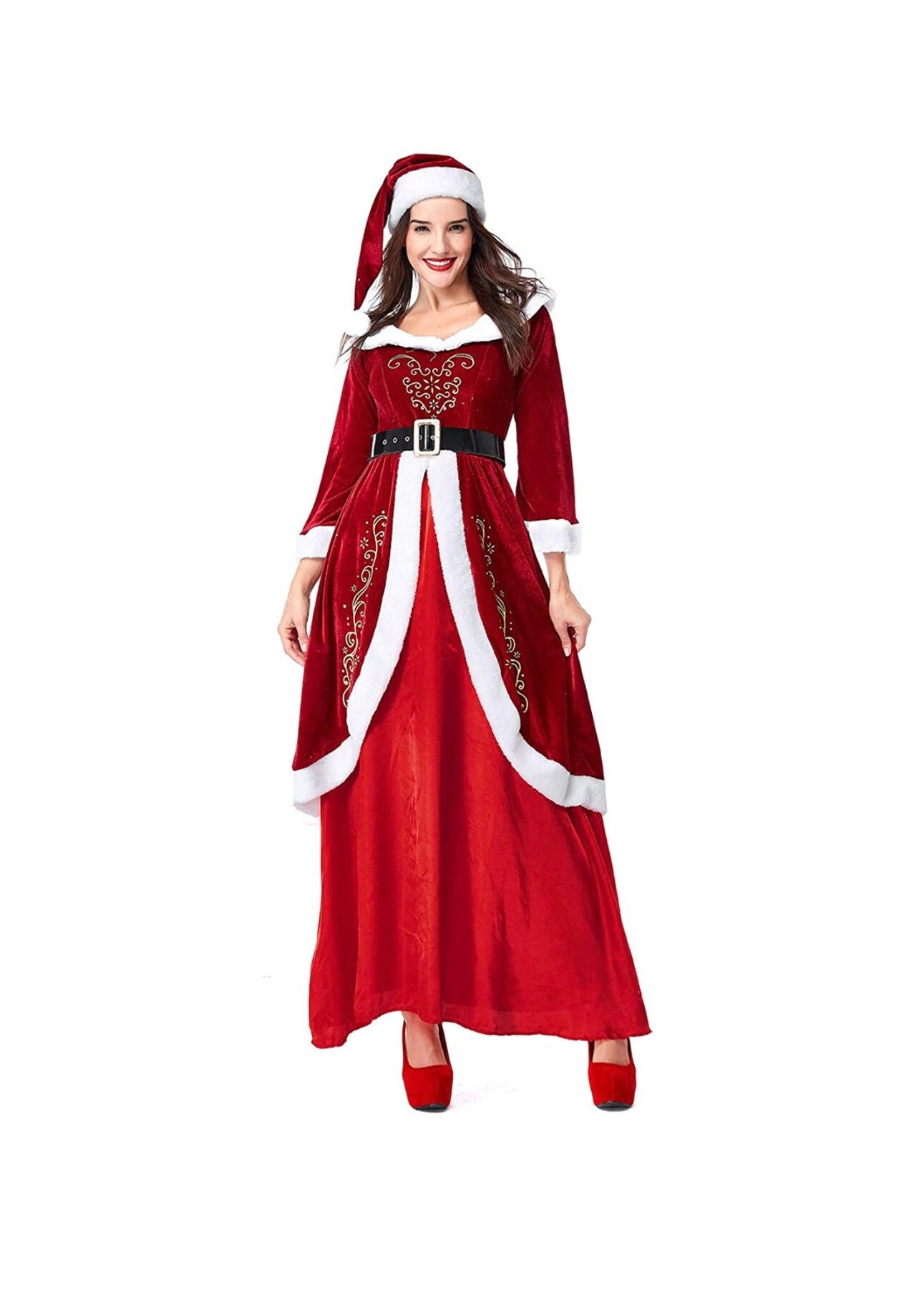 Mrs. Santa Claus Costume Plus Size Santa Helper Dresses With - Etsy
