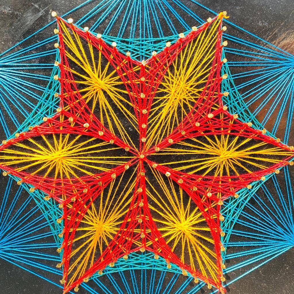 Design String Art, Wall Art, Spiritual Wall Decor, Wall