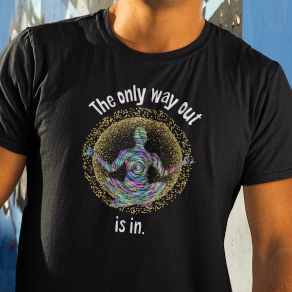 Deep Meditation T-Shirt, Meditation Shirt, Yoga Lover Shirt, Mindfulness T-Shirt, Teen Birthday Gift, Reiki T-Shirt