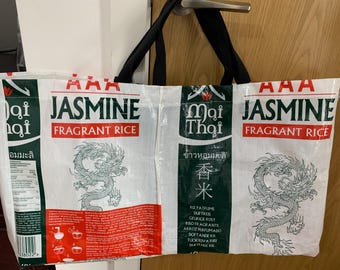 Återvunnen extra stor rispåse
