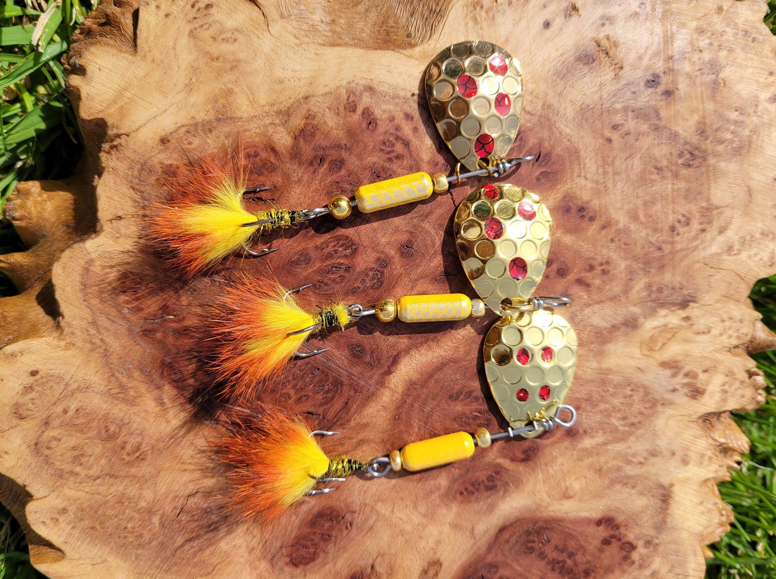 Fishing lures hand made spinner Etsy