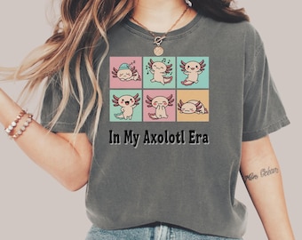 Axolotl Era Shirt for Cute Animal Lovers, Fun Axolotl Tee, Gift for Amphibian Fans, Axolotl T-Shirt, Adorable Axolotl Gift, T-Shirt Design