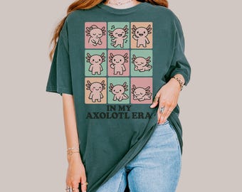 Axolotl Era Shirt for Cute Animal Lovers, Fun Axolotl Tee, Gift for Amphibian Fans, Axolotl T-Shirt, Adorable Axolotl Gift, T-Shirt Design
