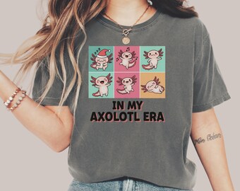 Axolotl Era Shirt for Cute Animal Lovers, Fun Axolotl Tee, Gift for Amphibian Fans, Axolotl T-Shirt, Adorable Axolotl Gift, T-Shirt Design