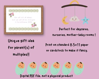 Cute and Funny Bible Verse for Baby Nursery