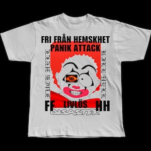 Bladee Clown T-Shirt - drain gang tshirt - hyperpop shirt - underground rap tee - Ecco2k Shirt - The fool t-shirt - ice dancer shirt - 333