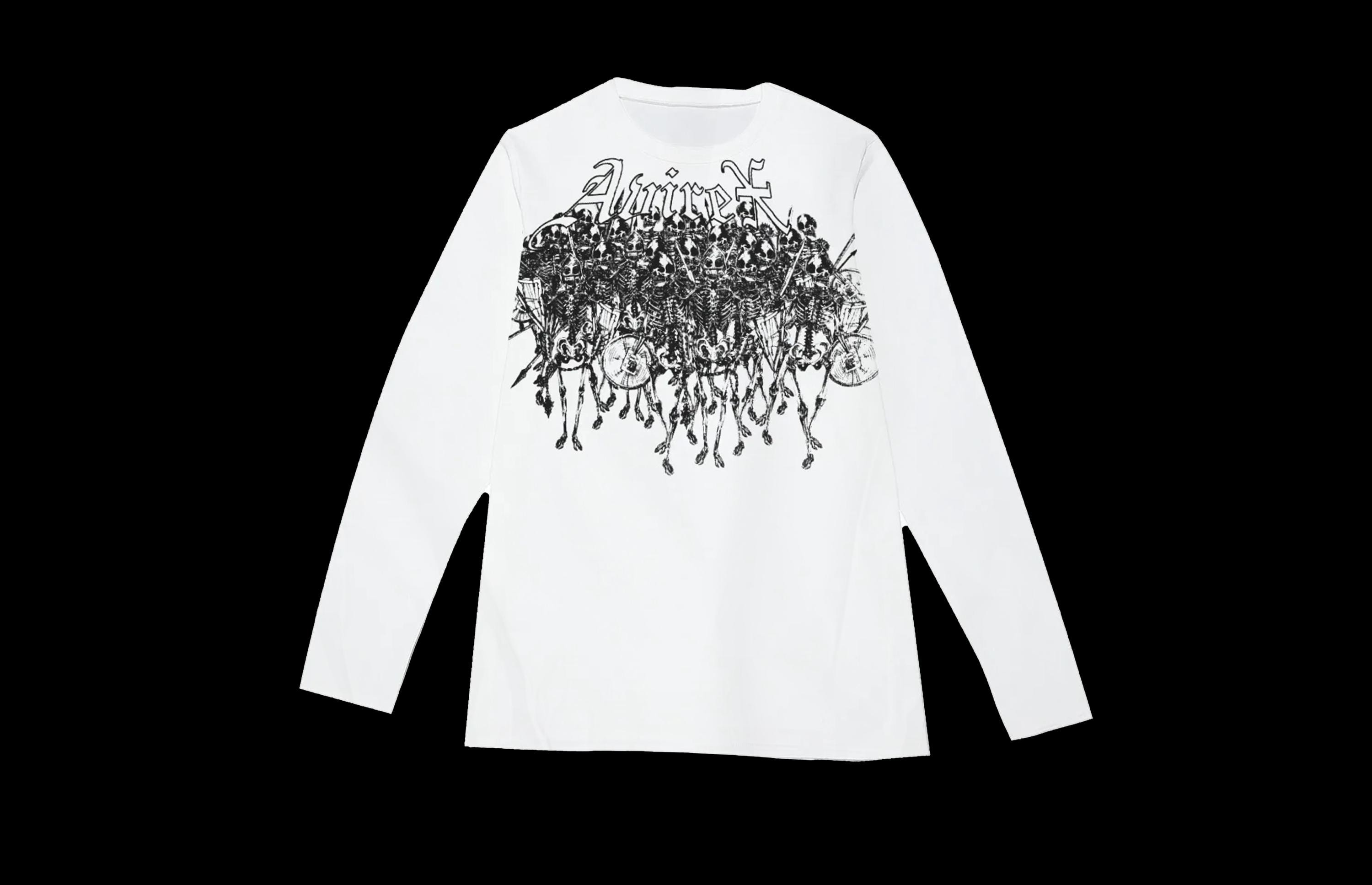 IHATOV♡ Avirex Style Longsleeve Shirt | Sematary T-shirt | Ghost