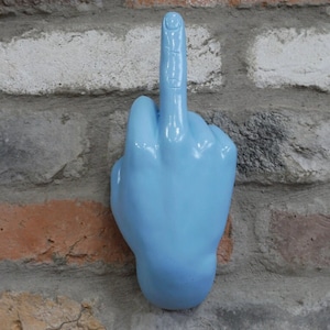 Wall Mounted Middle Finger Hand Gesture | Hand Wall Art | Naughty Hand Wall Art | Unwelcoming Hand Wall Art | Funny Hand Wall Ornament