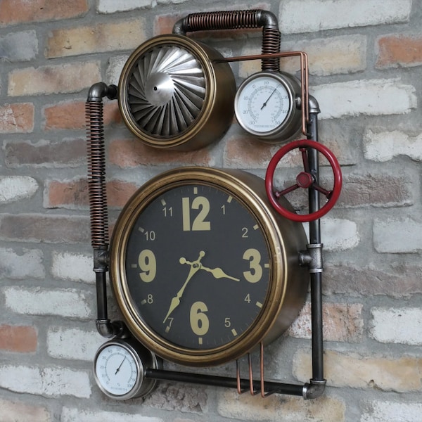 Industrial Clock Etsy UK