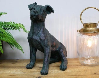 Jack Russel Themed Dog Statue