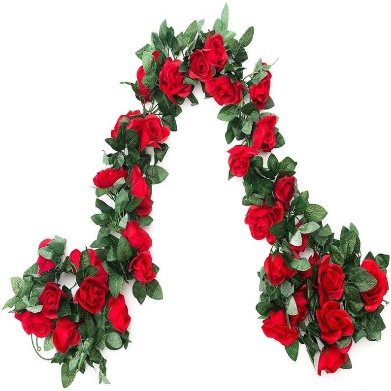 WEDDING GARLAND FOR Decor2pack 16FT Artificial Rose Etsy
